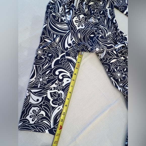 NWT! Talbots Effortless Jersey Kelley Dress, Navy Floral, Large - Picture 12 of 15